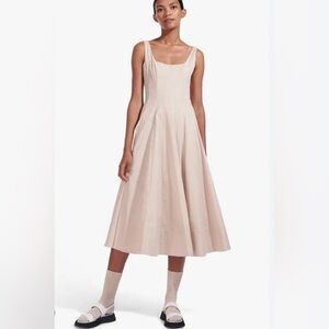 Staud wells midi dress